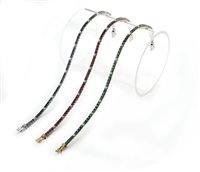 Bracciale Namuri TENNIS COLOR in Oro Diamante BRCOL01-BT/SMHP